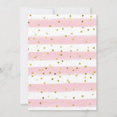 Sweet Celebration Macaroon Girl Birthday Party Einladung (Rückseite)