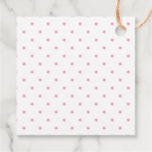 Sweet Celebration Strawberry Milkshake Geburtstag Geschenkanhänger (Rückseite)