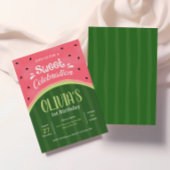 Sweet Celebration Watermelon Geburtstag Einladung