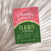 Sweet Celebration Watermelon Geburtstag Einladung