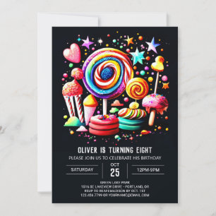 Sweet Celebration Wonderland Geburtstag Einladung