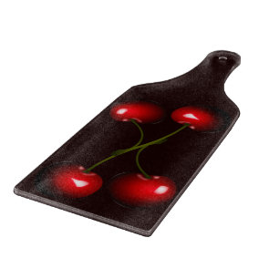 Sweet Cherries Cutting Board - Wählen Sie Farbe Schneidebrett
