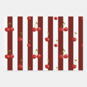 Sweet Cherries Decoupage Geschenkpapier Set (Vorderseite)