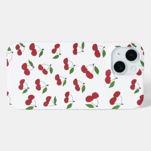 Sweet Cherries iPhone Case (Rückseite (Horizontal))