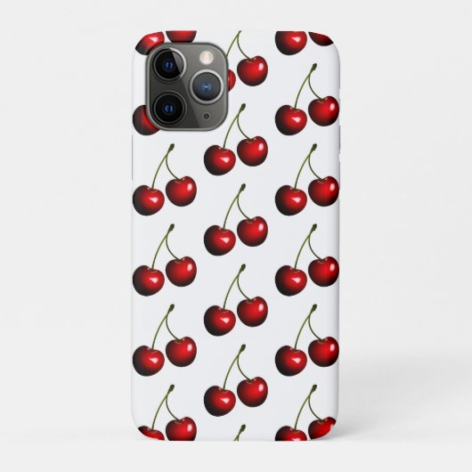 Sweet Cherries iPhone Case - Farbe auswählen (Rückseite)
