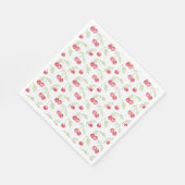 Sweet Cherries Red Green Serviette (Ecke)