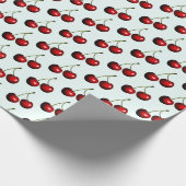Sweet Cherries Wrapping Paper Geschenkpapier (Ecke)