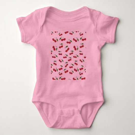 Sweet Cherry Baby Tutu Strampler (Vorderseite)