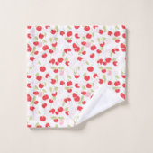 Sweet Cherry Badhandtuch Set (Waschlappen)