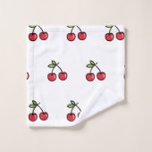 Sweet Cherry Bath Towel Set (Waschlappen)