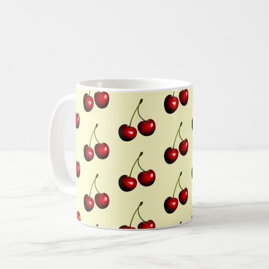 Sweet Cherry Coffee Tasse - Ihre Farben (Vorderseite Links)