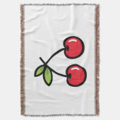 Sweet Cherry Cozy Comfort Blanket Decke (Vorderseite Vertikal)