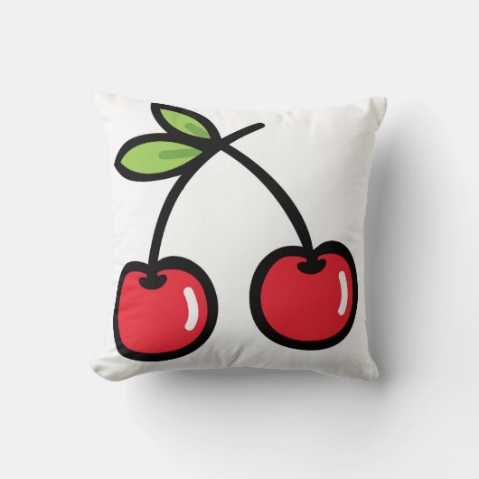 Sweet Cherry Decorative Cushion Kissen (Vorderseite)