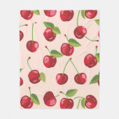 Sweet Cherry Delight Fleecedecke (Vorderseite)
