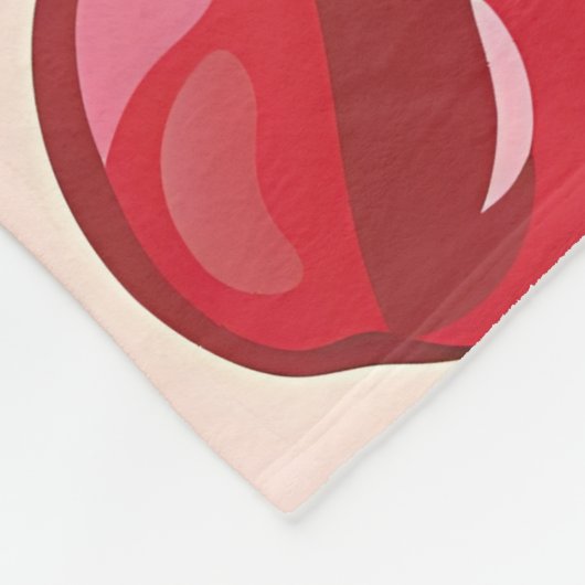 Sweet Cherry Delight Fleecedecke (Ecke)