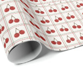 🎁 Sweet Cherry Holiday Gift Wrap Collection Geschenkpapier (Rolleneckpunkt)