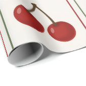 🎁 Sweet Cherry Holiday Gift Wrap Collection Geschenkpapier (Rolleneckpunkt)