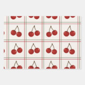 🎁 Sweet Cherry Holiday Gift Wrap Collection Geschenkpapier Set (Vorderseite 3)