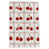 🎁 Sweet Cherry Holiday Gift Wrap Collection Mittlere Geschenktüte (Vorderseite)