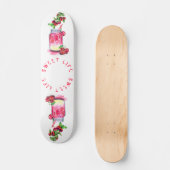 Sweet Cherry Juice Cool Drink Frucht Skateboard (Vorderseite)