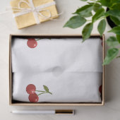 🍒 Sweet Cherry Minimal Elegant Tissue Paper Seidenpapier (Geschenk)