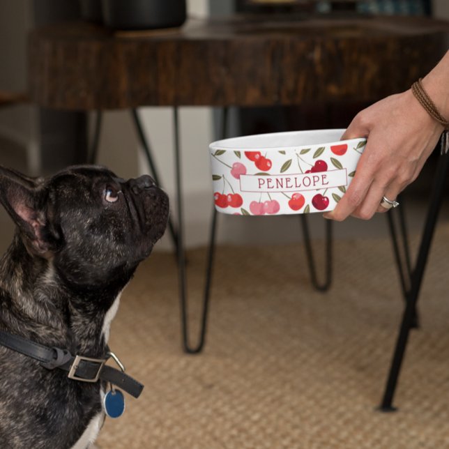 Sweet Cherry Muster | Monogramm Napf (Von Creator hochgeladen)