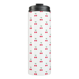 Sweet Cherry Muster Tumbler Thermosbecher