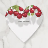 Sweet Cherry Oh Pie Baby Dusche Geschenkanhänger (Rückseite)