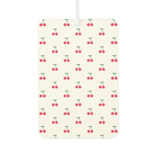 Sweet Cherry Pattern Air Freshener Autolufterfrischer (Vorderseite)