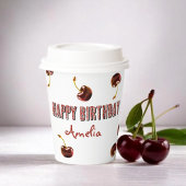 Sweet Cherry Personalisiert Pappbecher