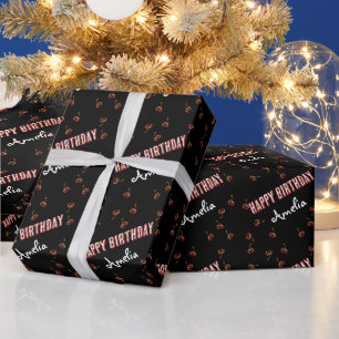 Sweet Cherry Personalisiert Party Geschenkpapier