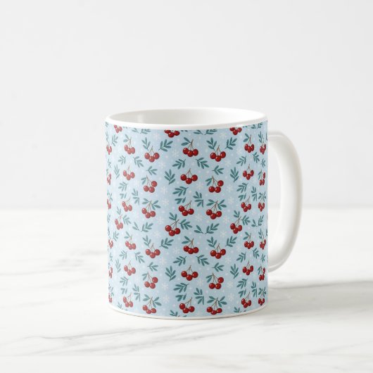 ❄️ Sweet Cherry Snowfall Collection Kaffeetasse (VorderseiteRechts)
