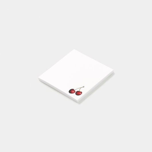 Sweet Cherry Sticky Notes Post-it Klebezettel (angewinkelt)