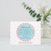 Sweet Chic Logo Postkarte (Stehend Vorderseite)