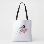 Sweet Chickadee Watercolor Art Tasche (Vorderseite)