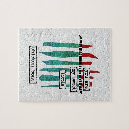 Sweet Chicken Bone Jigsaw Puzzle - Modernes Abstra (Horizontal)