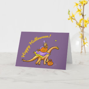 Sweet Child & Me Dinosaurier Halloween Card Karte