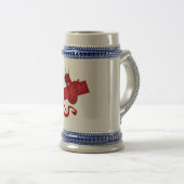 Sweet Chinese Red Dragon Bierglas (VorderseiteRechts)