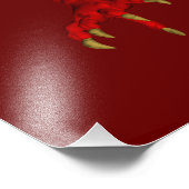 Sweet Chinese Red Dragon Fotodruck (Ecke)