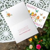 Sweet Chirpy Birds & Butterfells Geburtstag Karte