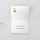 Sweet Chirpy Birds & Butterfells Geburtstag Karte (Innenseite)