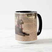 Sweet Chocolate Labrador Retriever Puppy Tasse (VorderseiteRechts)