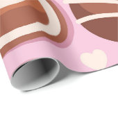 Sweet Chocolate Truffle Muster Geschenkpapier (Rolleneckpunkt)