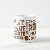 Sweet Chocolate Typografy Tasse (Mittel)
