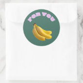 Sweet Choice Banana Stickers – Hand-Drawn Cute (Tasche)