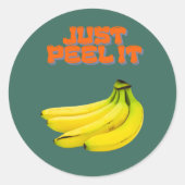 Sweet Choice Banana Stickers – Hand-Drawn Cute (Vorderseite)