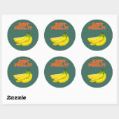 Sweet Choice Banana Stickers – Hand-Drawn Cute (Blatt)