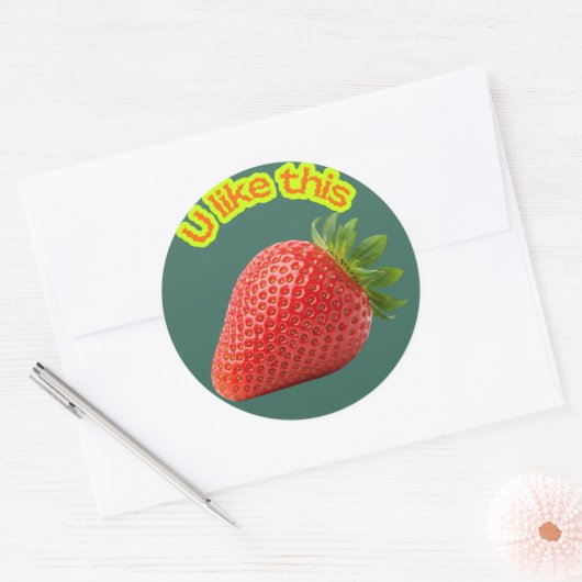 Sweet Choice Strawberry Stickers – Hand-Drawn Cute (Umschlag)