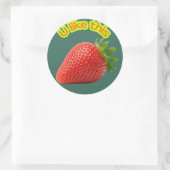 Sweet Choice Strawberry Stickers – Hand-Drawn Cute (Tasche)