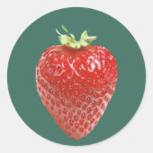 Sweet Choice Strawberry Stickers – Hand-Drawn Cute (Vorderseite)